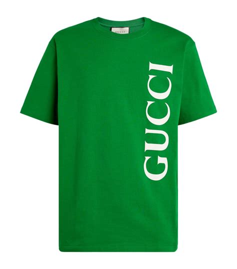 neon green gucci shirt|gucci jersey t shirt.